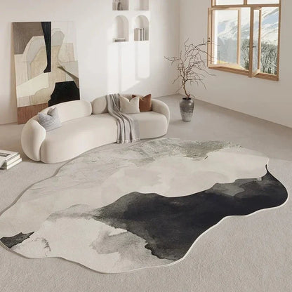 RUGNAT™ Modern Area Rug – Neutral Soft Carpet for Living Room - 