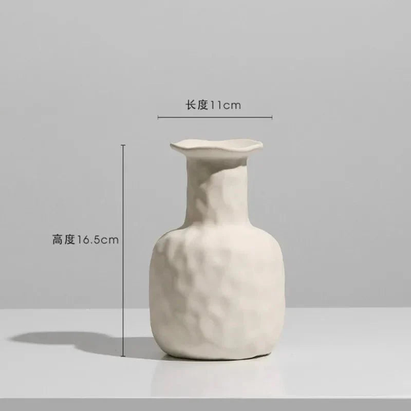 SIMPLINE™ Decorative Vases – Minimalist Nordic Ceramic Set - 