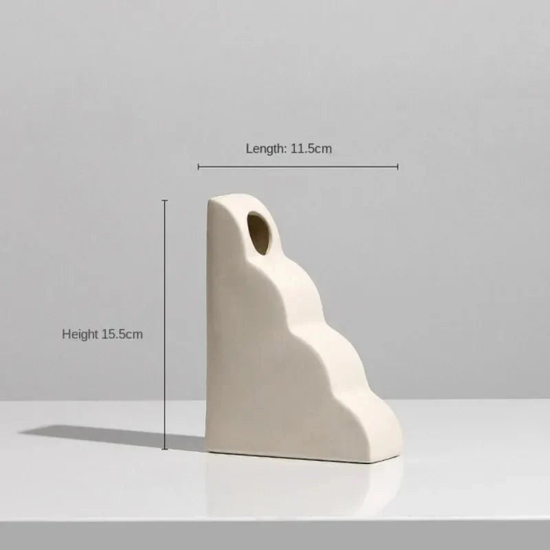 SIMPLINE™ Decorative Vases – Minimalist Nordic Ceramic Set - 