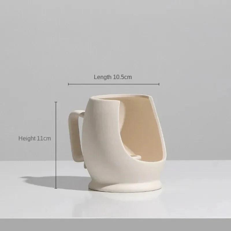 SIMPLINE™ Decorative Vases – Minimalist Nordic Ceramic Set - 