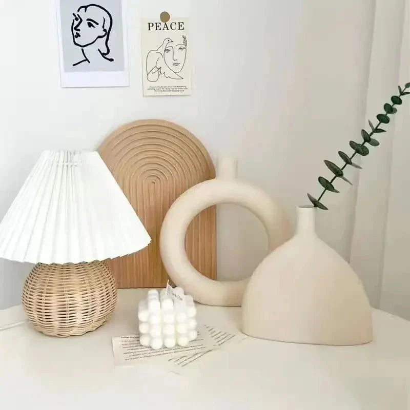 SIMPLINE™ Decorative Vases – Minimalist Nordic Ceramic Set - 