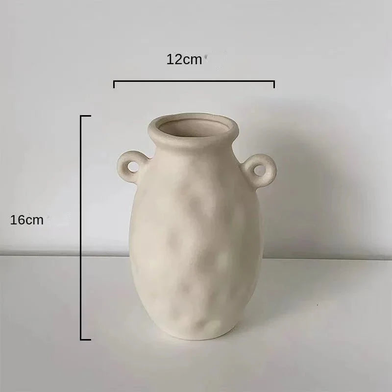 SIMPLINE™ Decorative Vases – Minimalist Nordic Ceramic Set - 