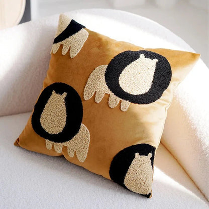 SPIRITS™ Pillow Cover – Embroidered Decorative Cushion for Sofa - 