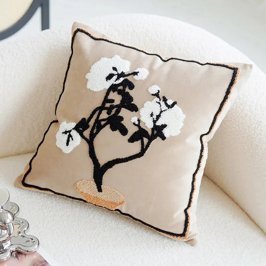 STRIO™ Pillow Cover – Embroidered Cushion Case for Modern Decor - 