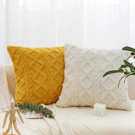 STRITO™ Pillow Cover – Textured Knit Cushion for Cozy Decor - 