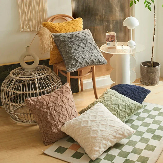 STRITO™ Pillow Cover – Textured Knit Cushion for Cozy Decor - 
