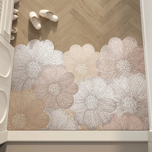 TERRA™ Floor Mat – Wave Pattern Rug for Entryway or Living Room - 