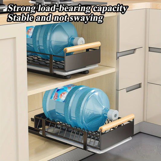 TIERSE™ Pull|Out Sliding Rack – Under - Sink Organizer | AURÈA HOME - 