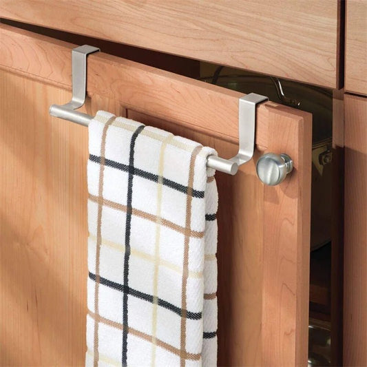 TISTEAUT™ Over|Cabinet Towel Bar – Stainless Steel Rack - 