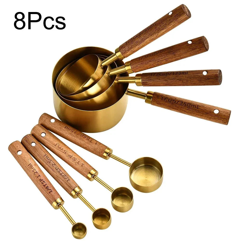 TOF™ Measuring Spoons – Stainless Steel Set - 