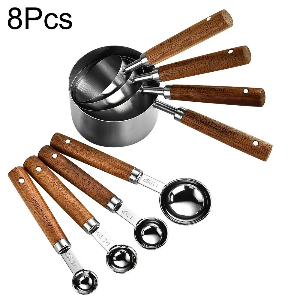 TOF™ Measuring Spoons – Stainless Steel Set - 