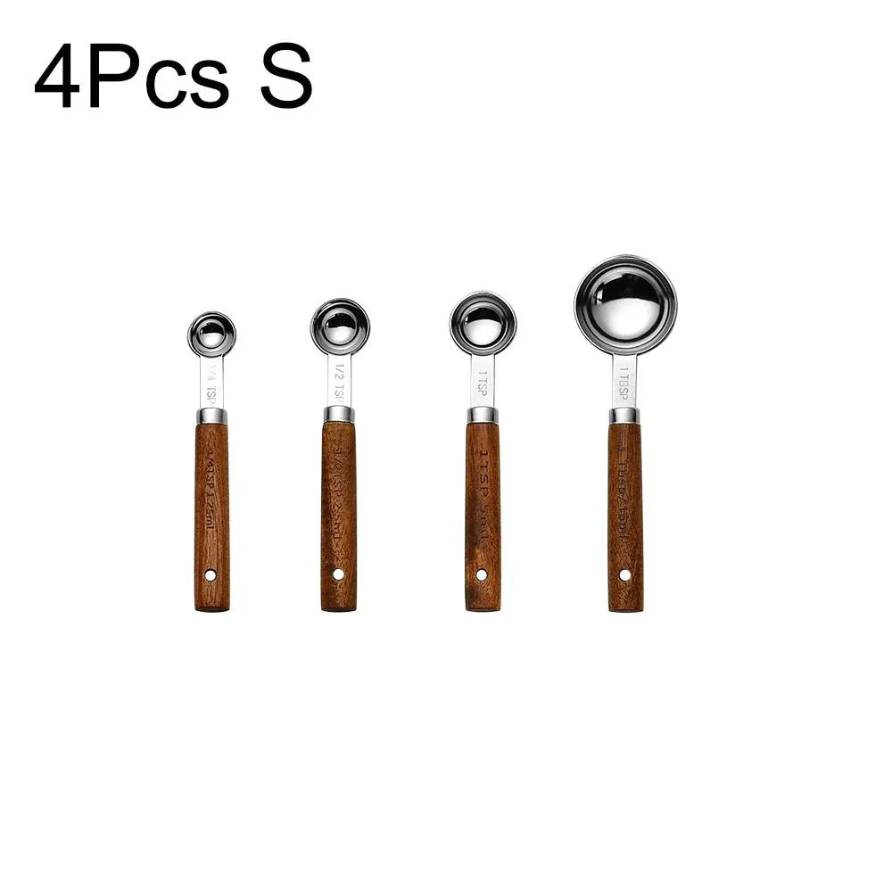 TOF™ Measuring Spoons – Stainless Steel Set - 
