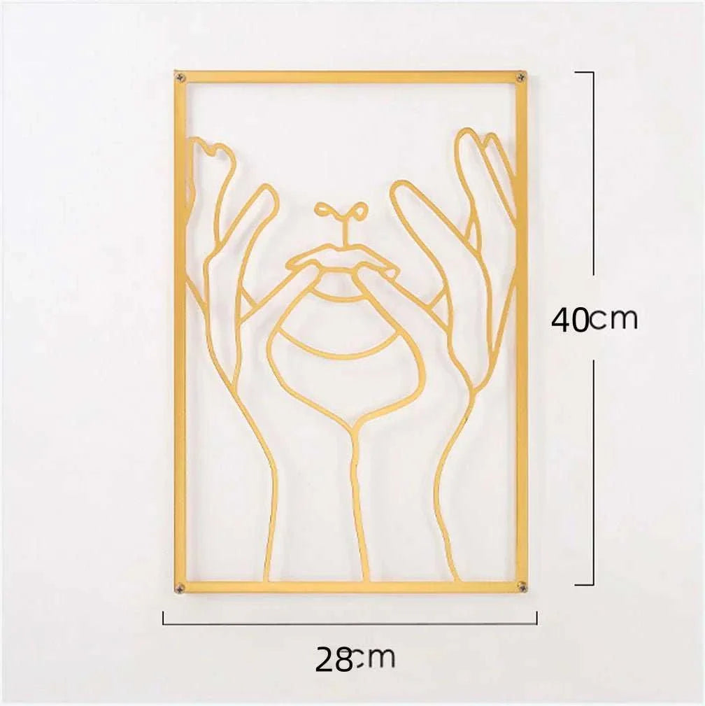 TOUCH ME™ Wall Sculpture – Textured 3D Art for Modern Interiors - 