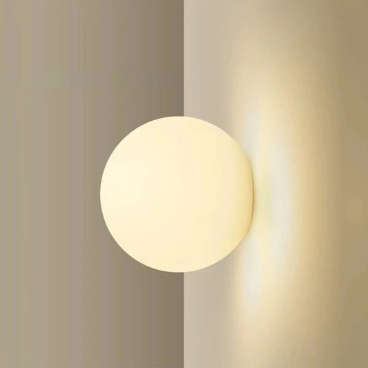 TRISTY™ LED Wall Sconce – Round Minimalist Glass Light - 
