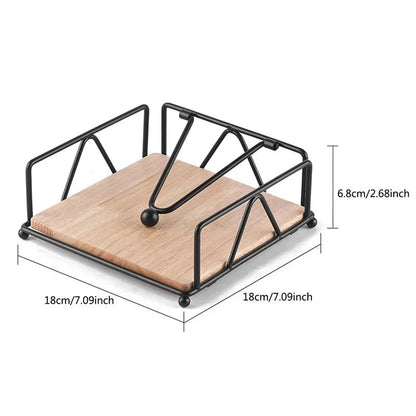 V - HOLDER™ Tissue Box – Minimalist Desk Organizer in Wood - 