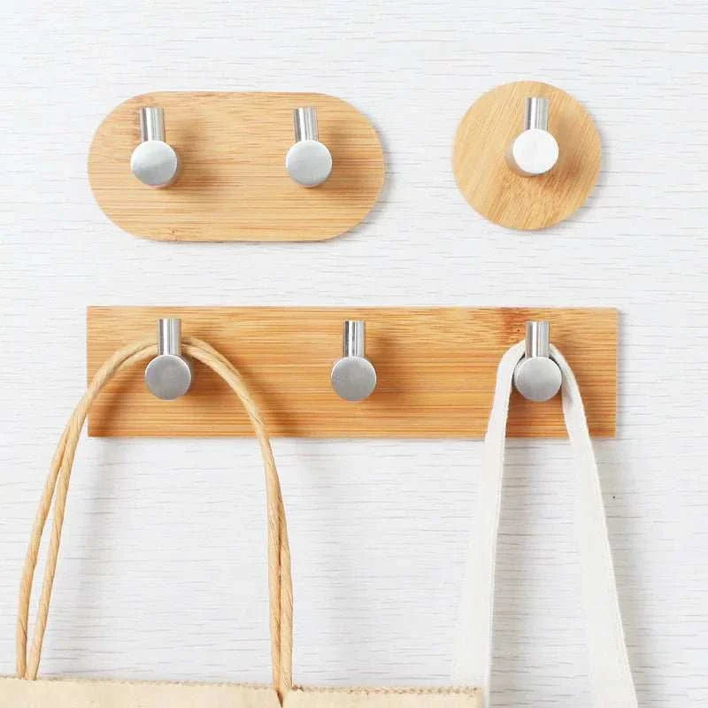 WHOOK™ Wooden Wall Hook – Minimalist Coat Peg for Entryway - 