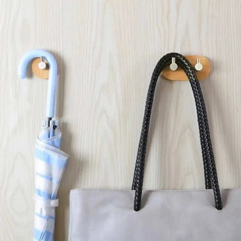WHOOK™ Wooden Wall Hook – Minimalist Coat Peg for Entryway - 