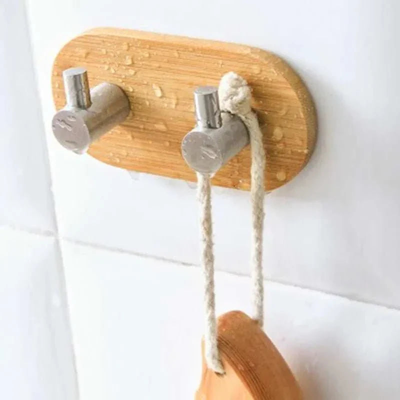 WHOOK™ Wooden Wall Hook – Minimalist Coat Peg for Entryway - 