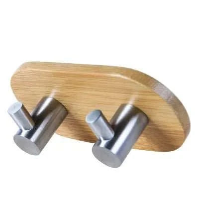 WHOOK™ Wooden Wall Hook – Minimalist Coat Peg for Entryway - 