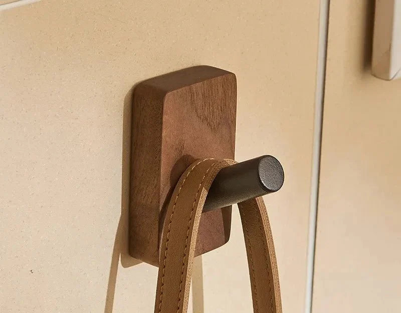 WOOK™ Wooden Wall Hook – Minimal Coat Hanger Peg Rac - 