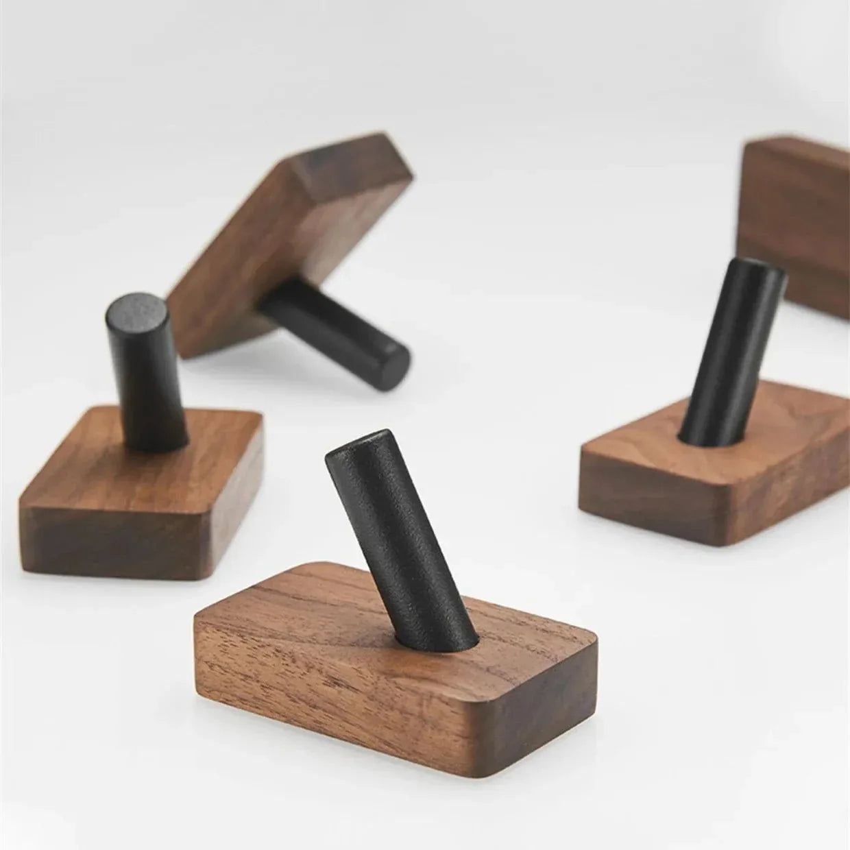WOOK™ Wooden Wall Hook – Minimal Coat Hanger Peg Rac - 