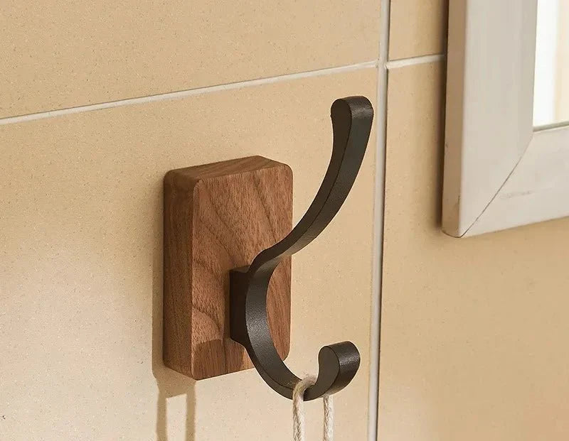 WOOK™ Wooden Wall Hook – Minimal Coat Hanger Peg Rac - 