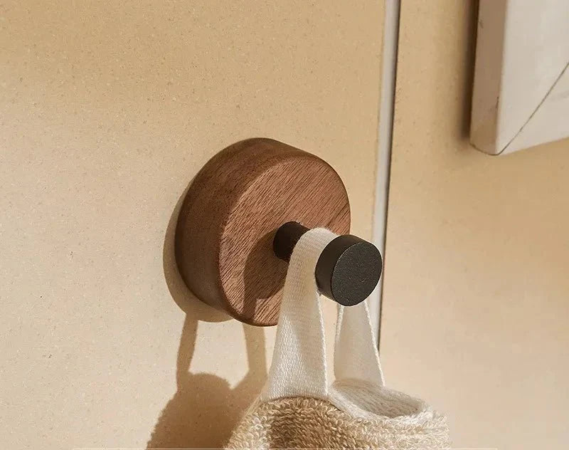 WOOK™ Wooden Wall Hook – Minimal Coat Hanger Peg Rac - 